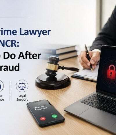 Cyber Crime Lawyer in Delhi NCR: What to Do After Online Fraud