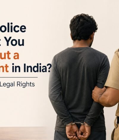 Can Police Arrest You Without a Warrant in India? Know Your Legal Rights