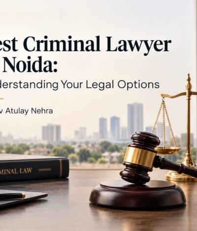 Best Criminal Lawyer in Noida: Understanding Your Legal Options | Adv Atulay Nehra